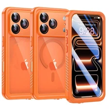 For iPhone 17 Pro Max/17 Pro Case Waterproof MagSafe Shockproof Heavy Duty Cover