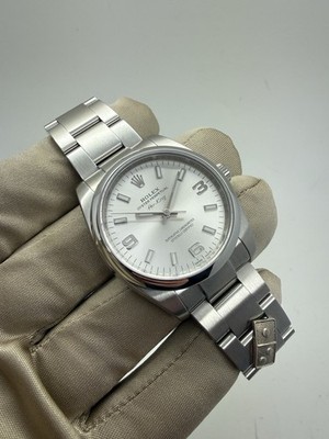 Rolex Airking Oyster Perpetual DOMINOS PIZZA Steel 34mm Watch 114200 *2025 RSC*