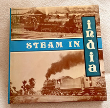 STEAM in INDIA 1976 Vintage Book Hardback H. Hughes Trains Transport Locomotives