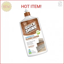 Quick Shine Hardwood Floor Luster-Polish 27oz | Plant-Derived w/Carnauba | Safer