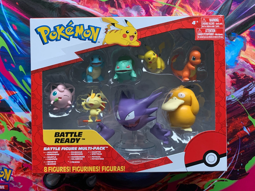 Pokemon Battle Figure Multi Pack 8 Figures Psyduck Haunter More New pokemon-battle-figure-multi-pack-8-figures-psyduck-haunter-more-new