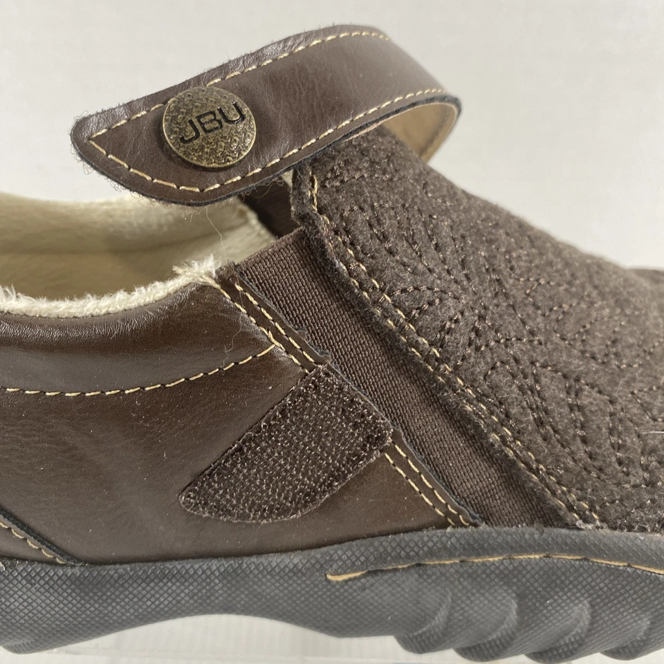 Women’s JBU By Jambu Blakely 9.5M Brown Faux Fur Lined Vegan Leather JB16BLK34 - Image 3 of 4