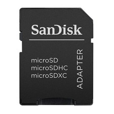  BRAND NEW  Sandisk MicroSD MicroSDHC to SD SDHC Card Adapter w/ Lock - Black