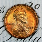* 1929-P * SUPERB+ BLAZING RED GEM BU MS LINCOLN WHEAT PENNY * FROM COLLECTION