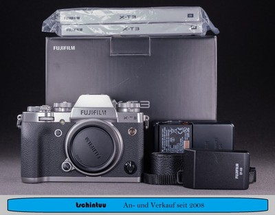 Fujifilm Fuji X-T3 26.1MP Silber Sehr Gut 4.500 Auslösungen OVP