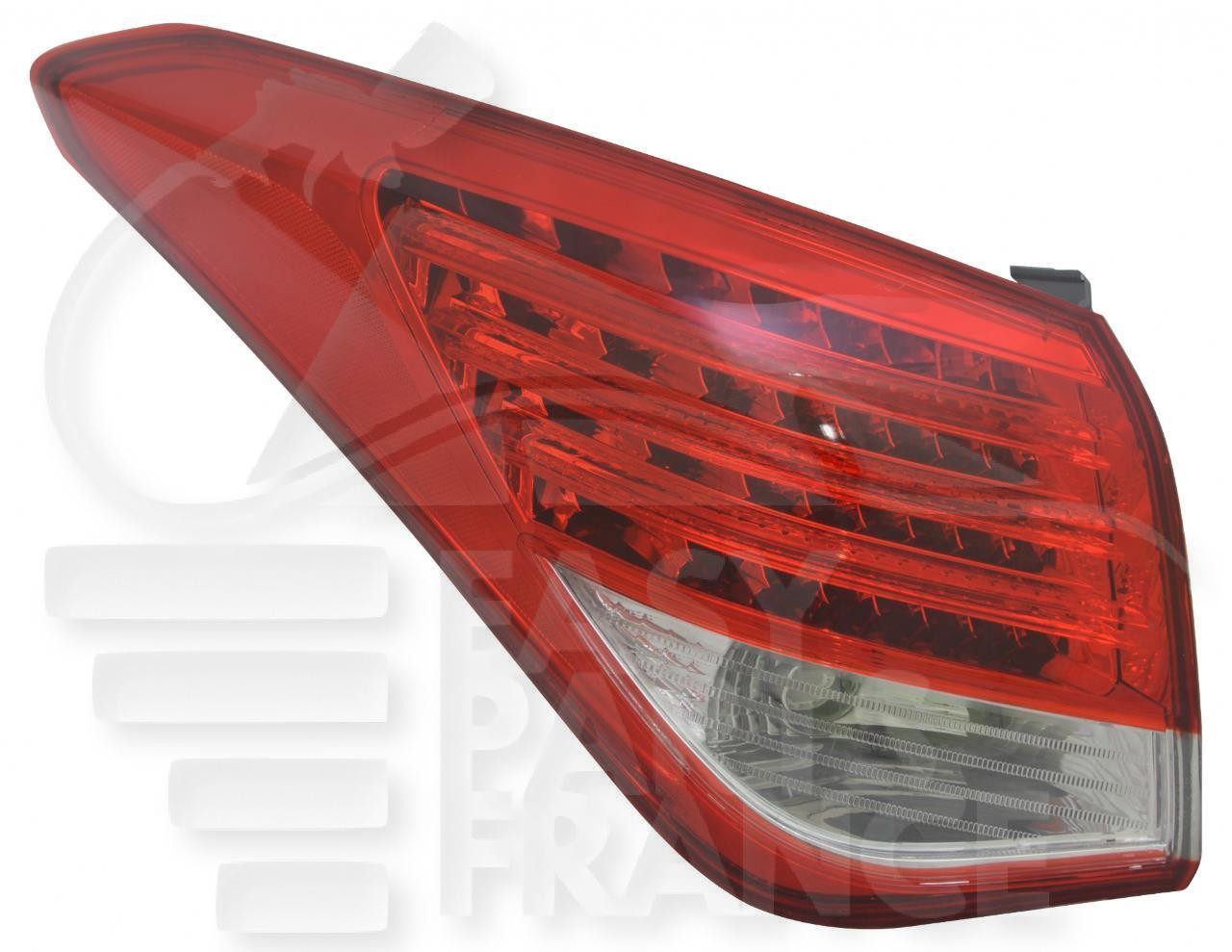Feu arrière gauche extérieur LED résistant humidité Hyundai i40