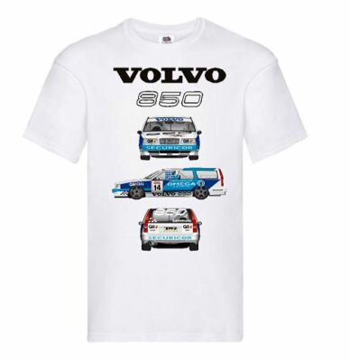 Volvo 850 Volvo Racing Shirt T-shirt Maglietta Uomo Cotone Stampa