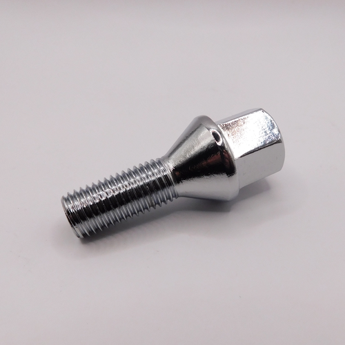 M12x1.5, 26mm Wheel Bolts (Silver) x 20 For BMW E12 E28 E34 E39 E60 E61 - Picture 2 of 5