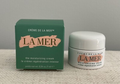 NIB La Mer The Moisturizing Cream .24oz / 7ml Travel Size Expires 2026