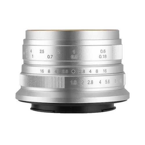 SG-image AF 25mm F1.8 Silver Lens Fujifilm X Mount APS-C Auto