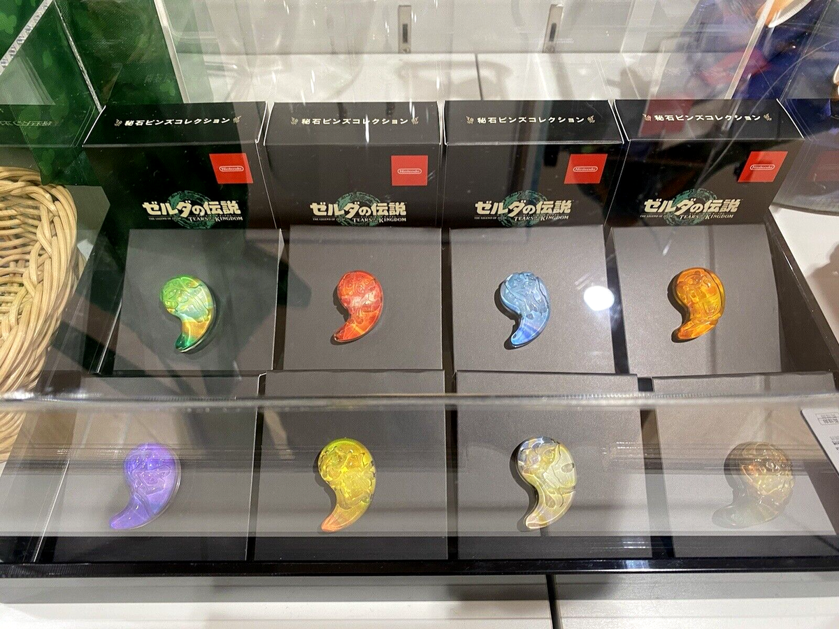 【ガゼット】20周年 PINS SET The Legend of Zelda Tears of the Kingdom Secret Stone Pin Set CPL