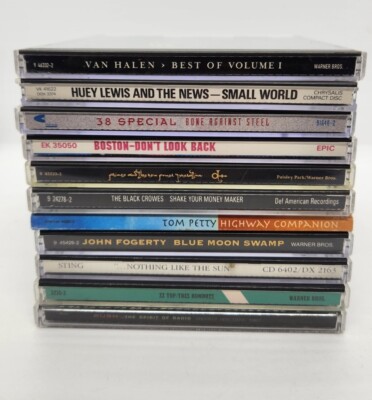 Music Lot of 11 CD Various Artists Van Halen Vol. 1 Prince, Zz Top, RUSH....