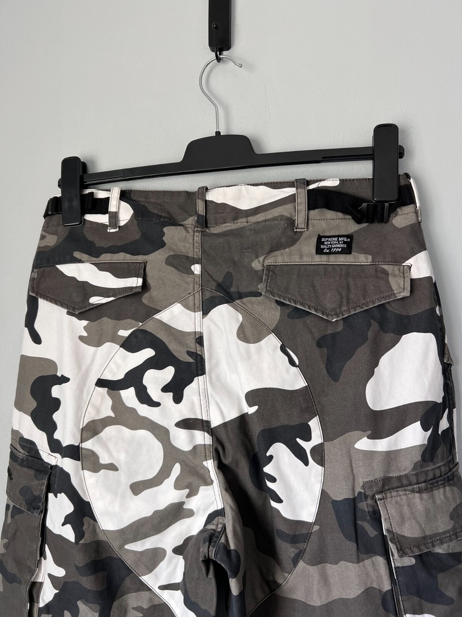 Supreme x Aphex Twin Cargo Pants - Size 30 - Snow Camo - NEW | eBay