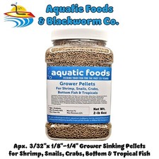 GROWER Pellets for Shrimp, Snails, Crabs, Bottom Fish, All Tropicals Zeigler