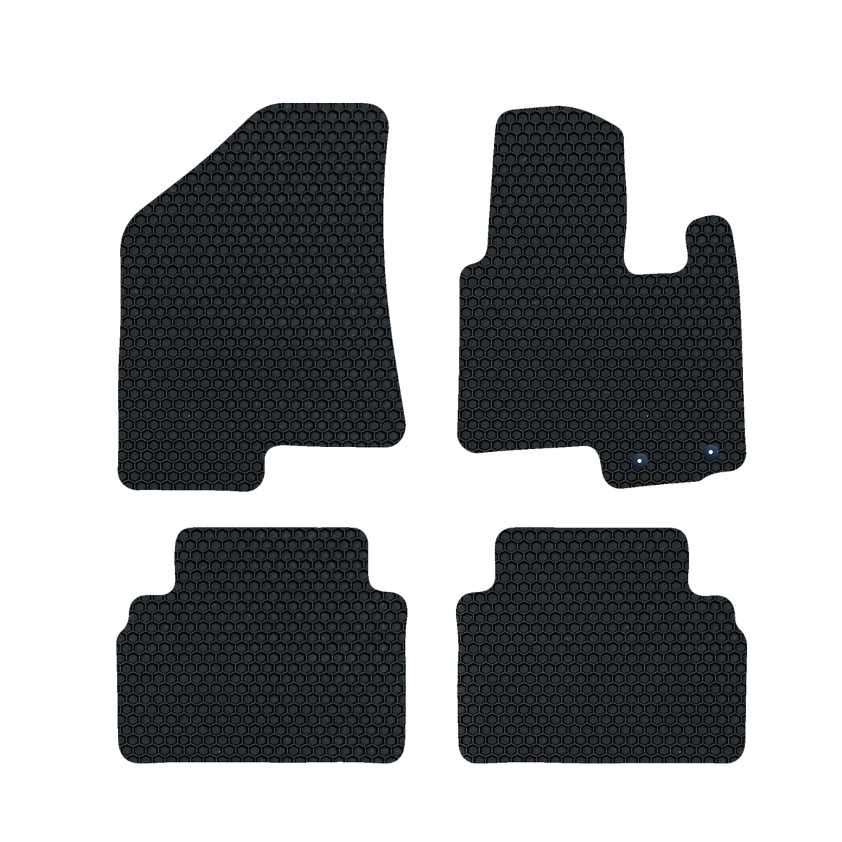 Hyundai iX35 2010 2015 GENUINE DELUXE Tailored Black Car Floor Mats Rubber