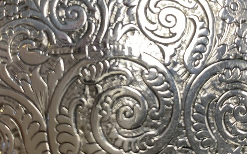 Sterling Silver Notepad With Original Pencil. Hand Chased. Chester 1898. LJ2005 - Picture 11 of 12