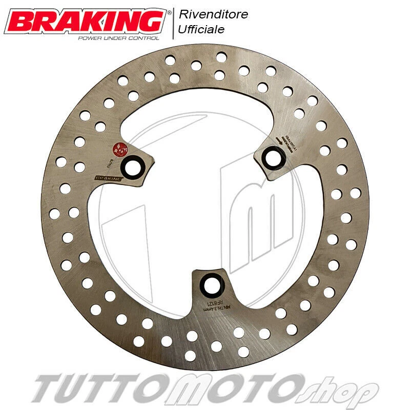 KIT DISCO FRENO ANT. + PASTIGLIE BRAKING SUZUKI SIXTEEN 125-150 2011 2012 2013 - Immagine 2 di 4