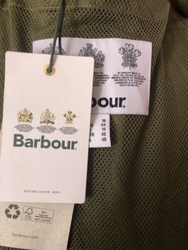 Barbour Appledore Showerproof Hooded Jacket Pit2pit 26in Oversize L/weight 18❤️ - Picture 9 of 13