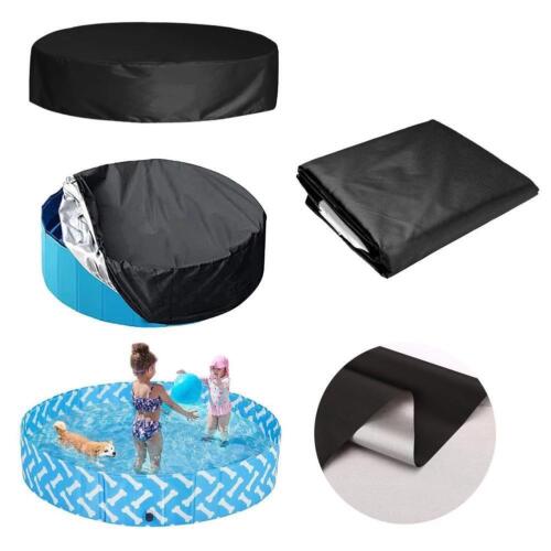 Foldable Dog Pool with Round Pool Cover Collapsible Dog Pet Pool Cove FAST