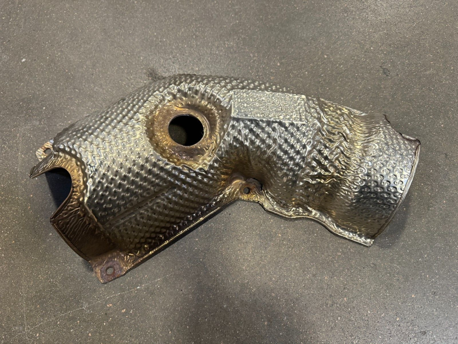 OEM McLaren 570S 570GT 600LT 540C Down pipe Heat Shield 11E0150CP, 4,500 miles