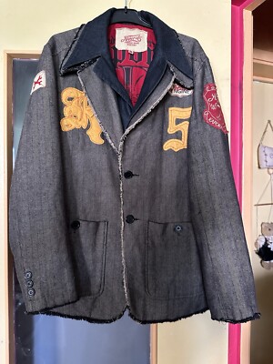 Veste En Jean Bicolore Kaporal Mills Pour Homme - Taille S, Excellent état, Coupe Regular