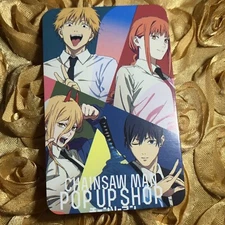 Power MAKIMA Chainsaw Man Chain Set Goddess Anime ACG Girl Waifu Card Pop Up