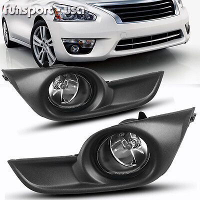for 2013 2015 nissan altima sedan 4dr clear fog lights fog light nissan altima 2015