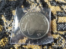 British Virgin Islands 1 Dollar 2002 UNC Uncirculated Cu-Ni Teddy Bear - Sealed
