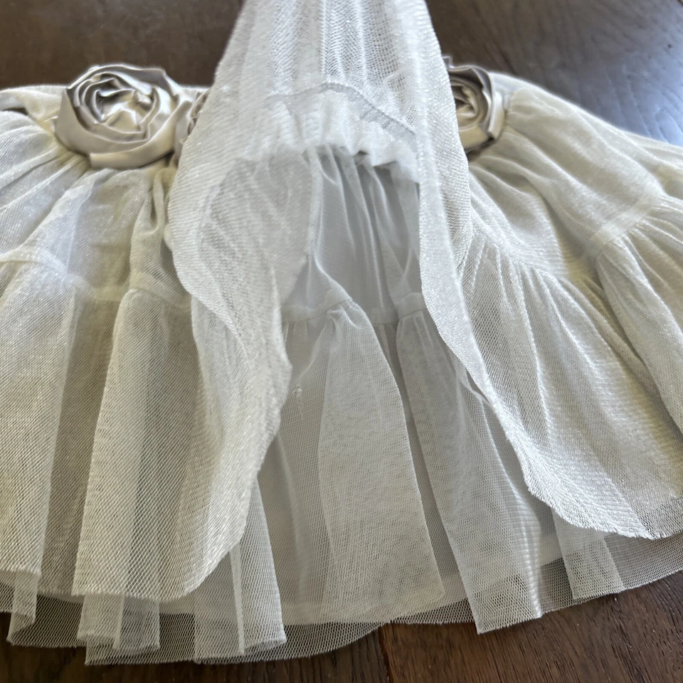 Kate Mack Vgyc 6x Niñas Plata Tul Rosa Falda Pascua Fiesta Elegante Foto 4 de 4