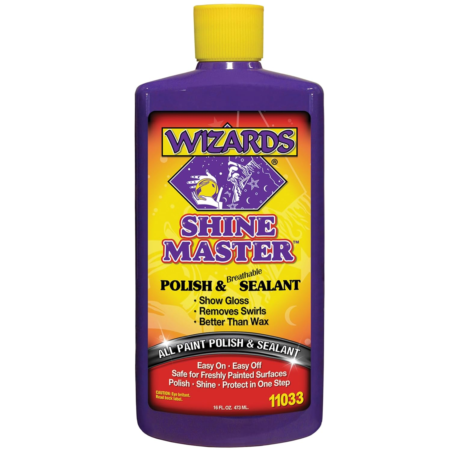 Wizards Shine Master Polish and Breathable Sealant - 16 Oz - No Wax or Free Sili