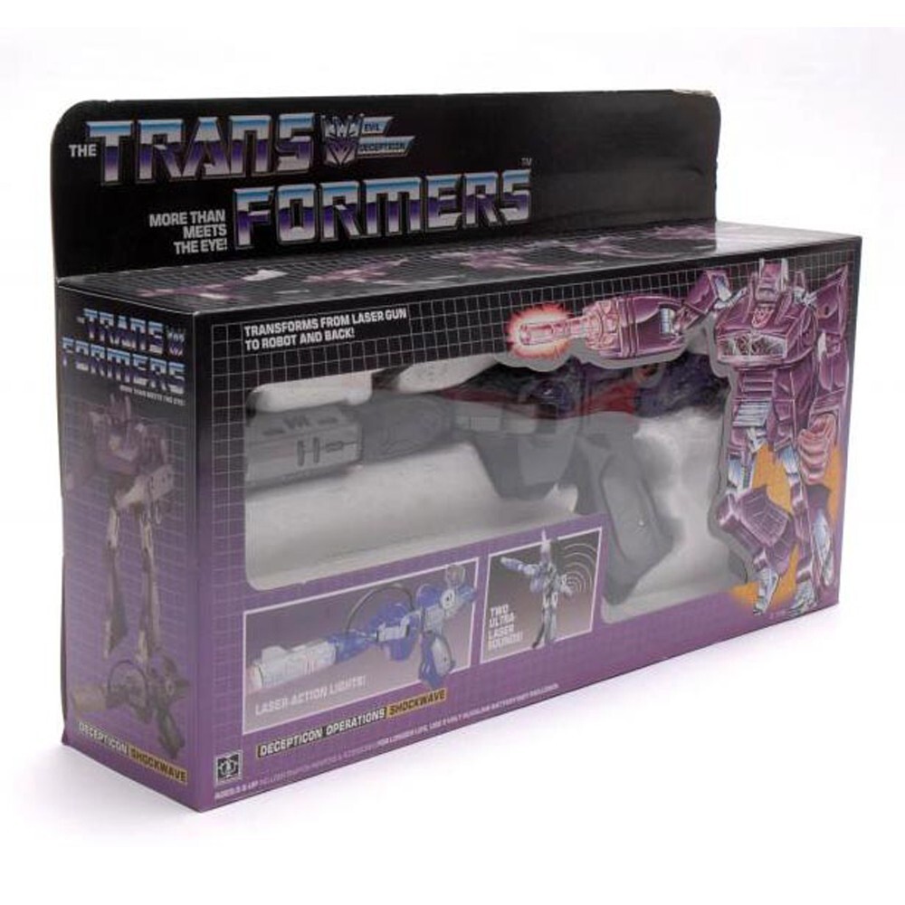 TRANSFORMERS G1 Reissue Shockwave Brand New With Box Free Shipping