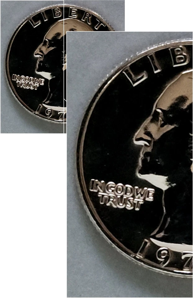 USA - ¼ Dollar - 1973 - D - Washington Quarter - Nickel Plated Copper - 25C - Image 4 of 4