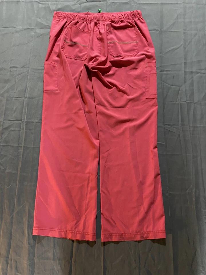 Carhartt женщин 2 ПК скраб комплект - MED Топ, LRG брюки - яркий розовый EUC - Изображение 4 из 4