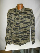 VNT7mb RVN Vietnam Tigre Rayas Camuflaje Uniforme Conjunto Botón M 44J 34T W13E