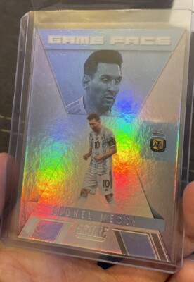 Panini FIFA SCORE Soccer 2021-22  Lionel Messi 8 Game Face Argentina * RARE *
