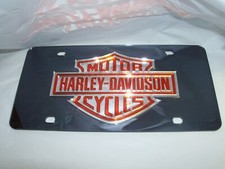 Harley Davidson Inspired Acrylic Mirror License Plate Made In Usa
