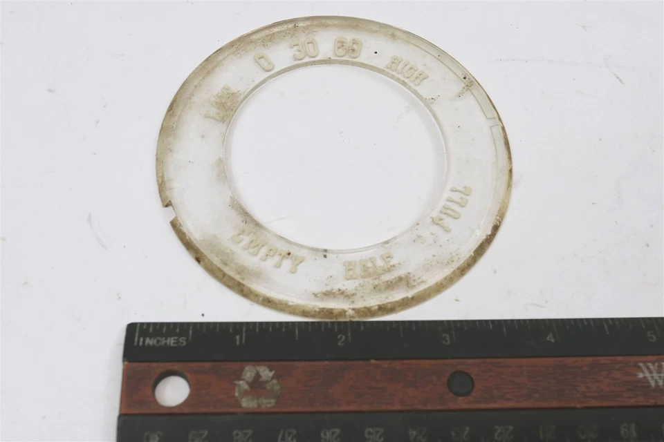 Frazer 1949-1951 y Darrin 1954 bisel cromado tablero calibre plástico envolvente usado Foto 4 de 4