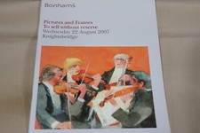 Bonhams Pictures and Frames to sell without Reserve