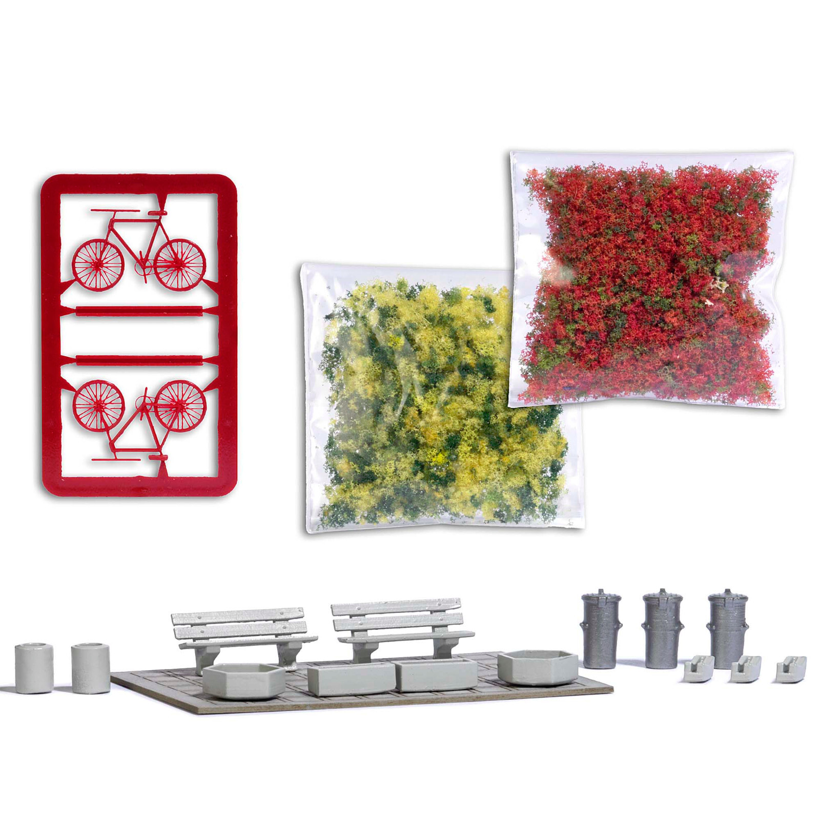 Busch 1846 Design Set Concrete HO 1:87 NEW
