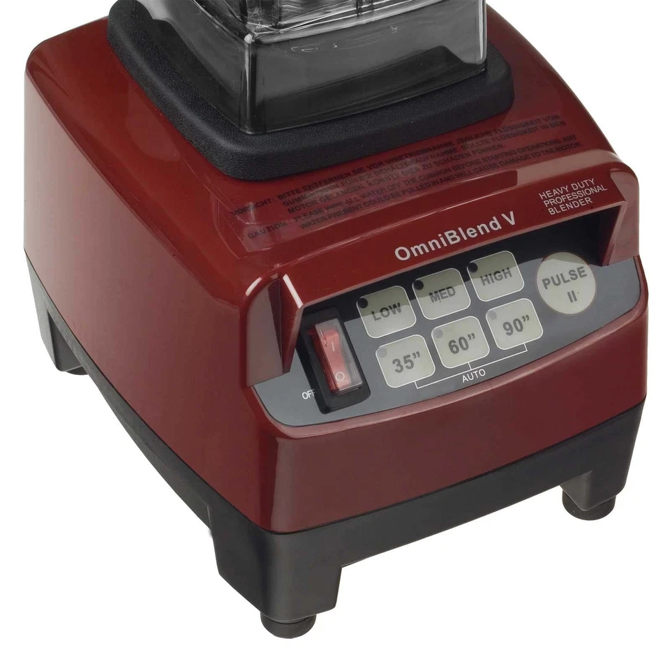 Prof YaYago JTC Omniblend Mixer Smoothie-Maker 1,5L BPA-frei Blender Crusher Rot - Bild 2 von 4