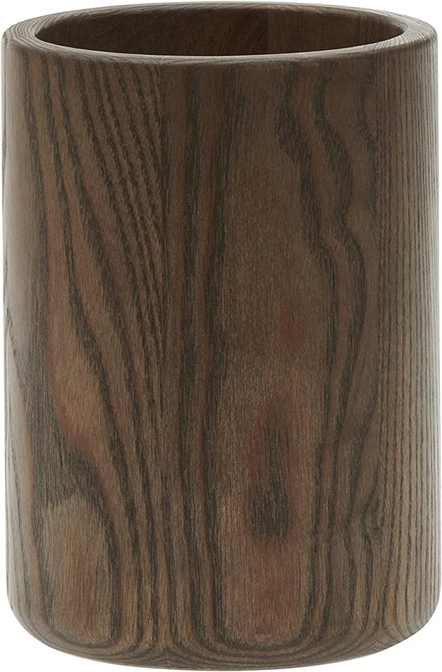 TIGELA GRANDE PARA SERVIR SALADA DE VIDRO/MADEIRA LIBBEY + UTENSÍLIOS + TÁBUA DE SERVIR DE MADEIRA FEITA À MÃO - Imagem 4 de 4