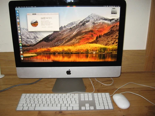 iMac, 21.5 inch Desktop Computer complete, 500 Gb SSD, Apple Software installed