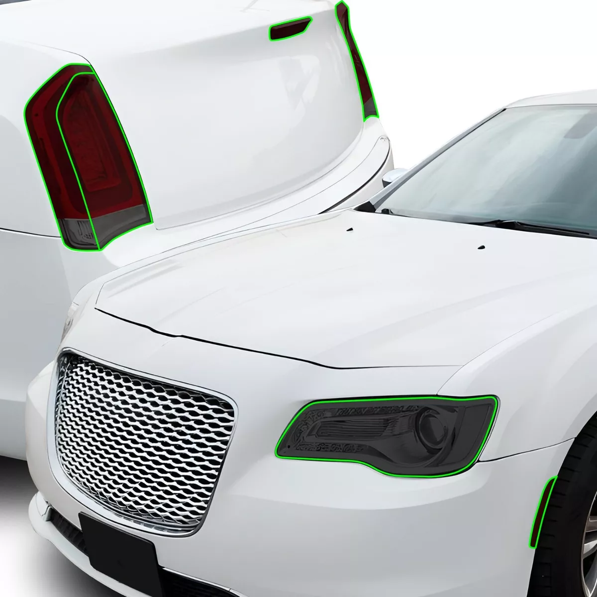 Chrysler 300 tail light covers deals