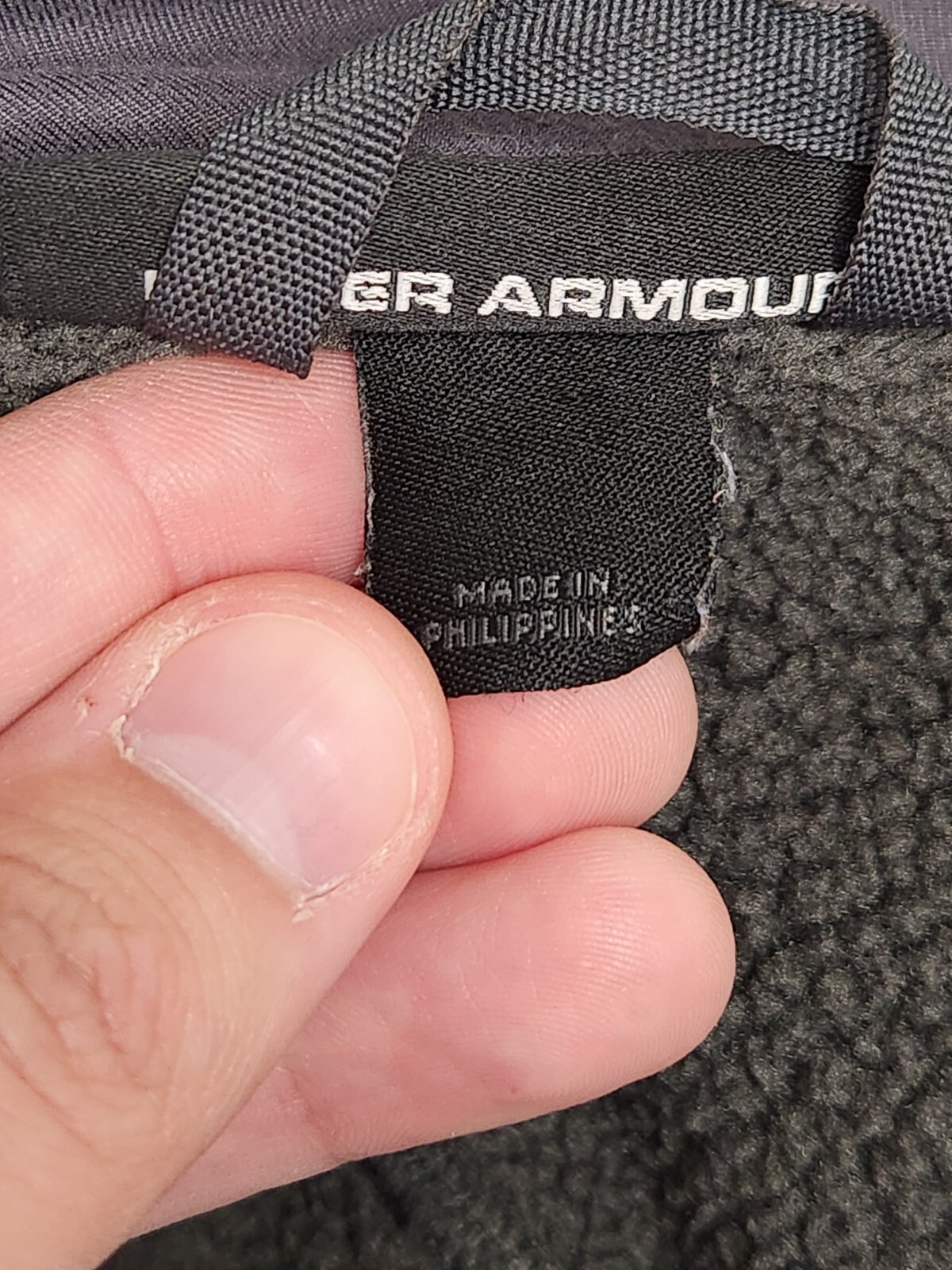 Under Armour Sweatshirt Men's M‎ Gray Loose 1/4 Z… - image 5