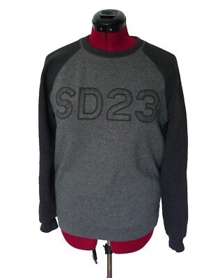 Superdry Sweatshirt Core Applique Crew M Grau Premium w.NEU