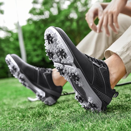 Profi Herren Golfschuhe Bequem Golf Sneaker Rutschfest Leicht - Bild 23 von 26