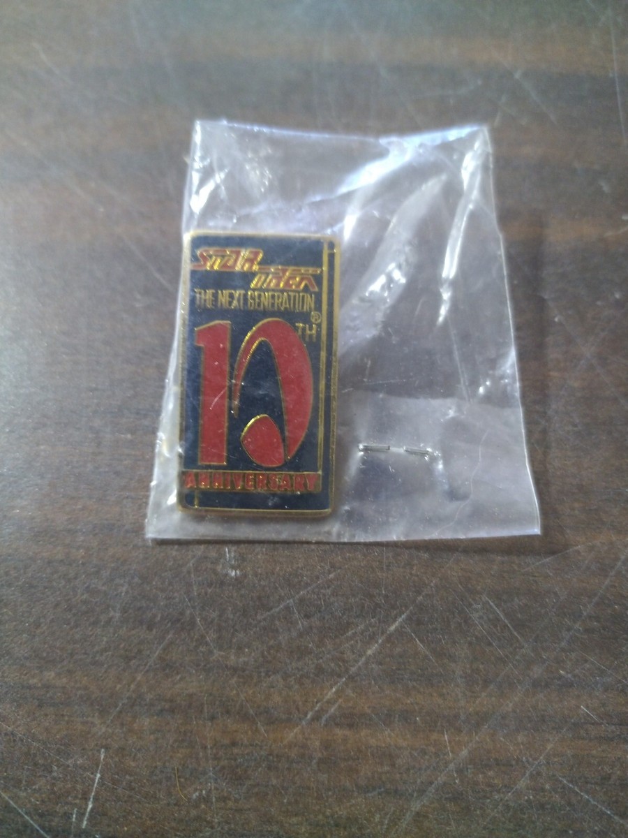 Star Trek 10th Anniversary Pin - New in Package | eBay