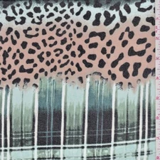 Wild Rag Scarf Cowboy Western Buckaroo Cowgirl Scarves evergreen cheetah   35"