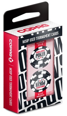 Authentic Deck Dealt at 2016 WSOP Red Used Copag Plastic Playing Cards Bridge
