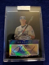 2006 Bowman Sterling Prospect Chase Headley Black Refractor #BSP-CH Auto 17/25